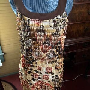 New Directions Size XL Women’s Tiered Tunic/Minidress 36" Bust 31" L